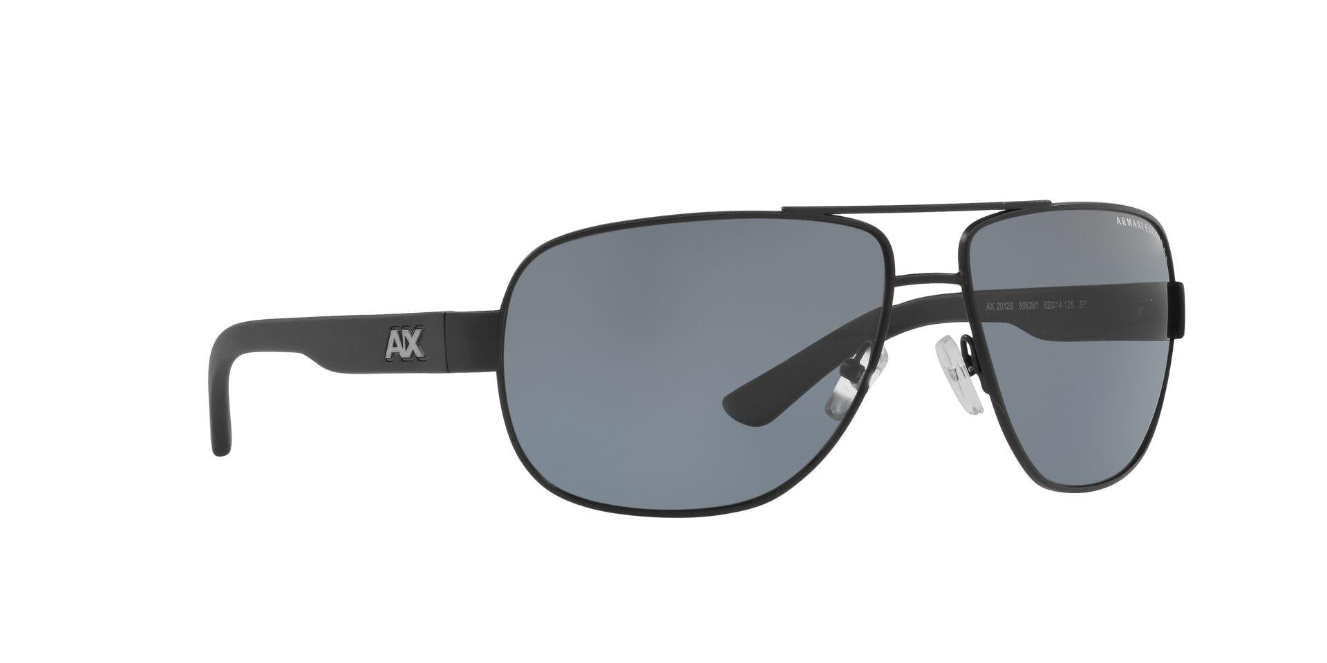 Armani Exchange 2012S Fashion Sunglasses for Men & Women - UV Protection, Classic Aviator Style - Perfect for Driving, Beach & Outdoor Activities