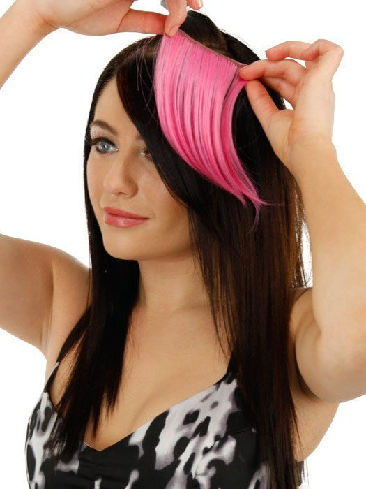 Clip In Side Bang Hair Extensions | Natural Looking Fake Bangs for Women | Perfect for Cosplay, Costume Parties & Everyday Styling