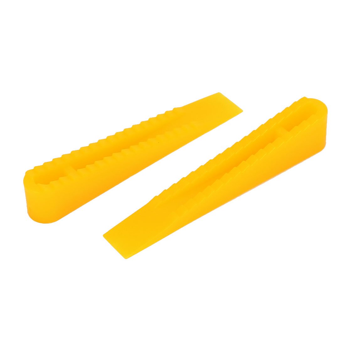 IIVVERR Wall & Floor Tile Leveling System - 100pcs Yellow 58mmx9mmx10mm Flat Balance Wedges for Perfect Tile Alignment - Ideal for Bathroom, Kitchen & Backsplash Installation