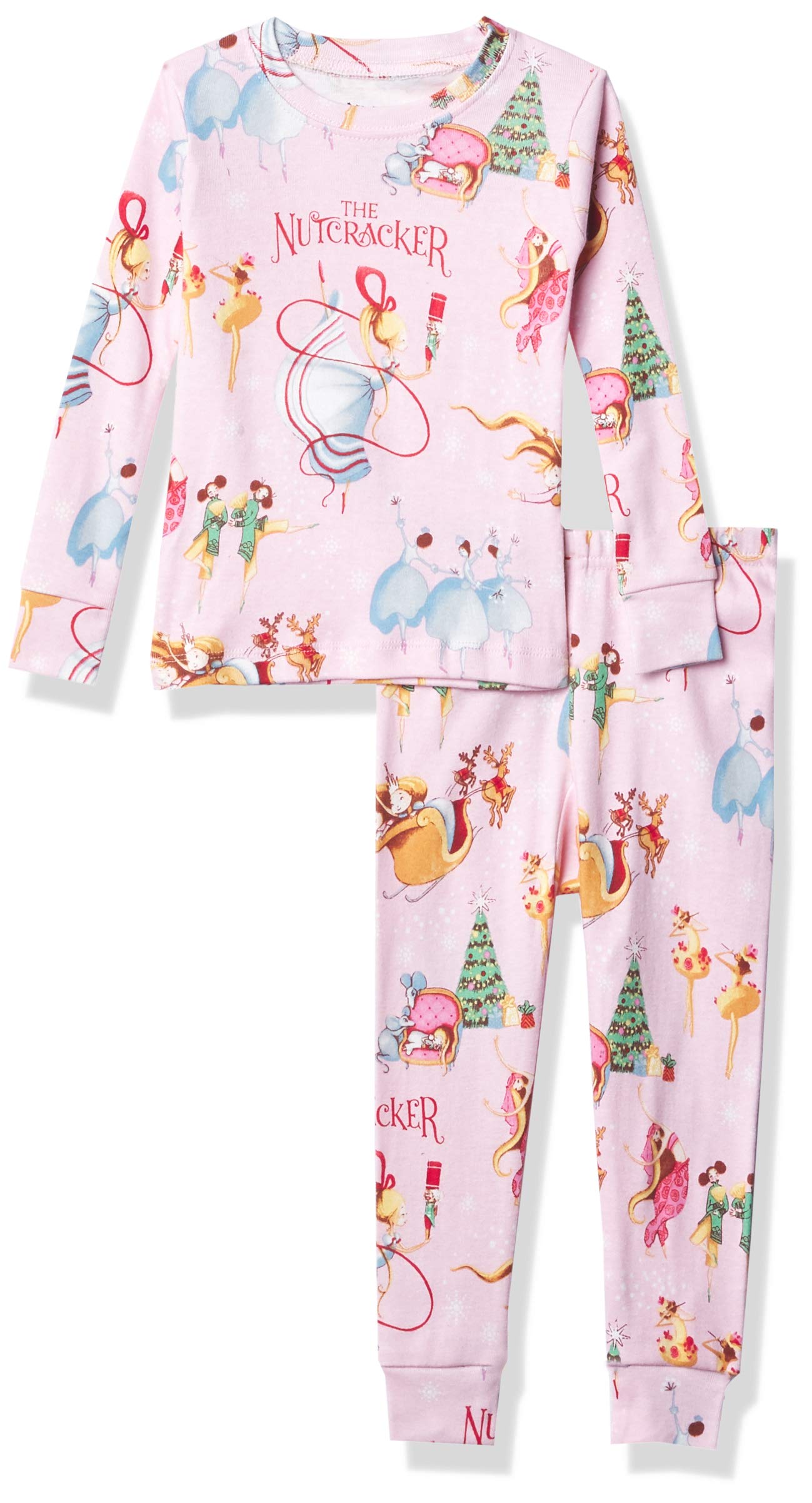 Girls' Long Sleeve Printed Pajama Set - Soft Cotton Sleepwear for Kids | Perfect for Bedtime Stories & Cozy Nights
