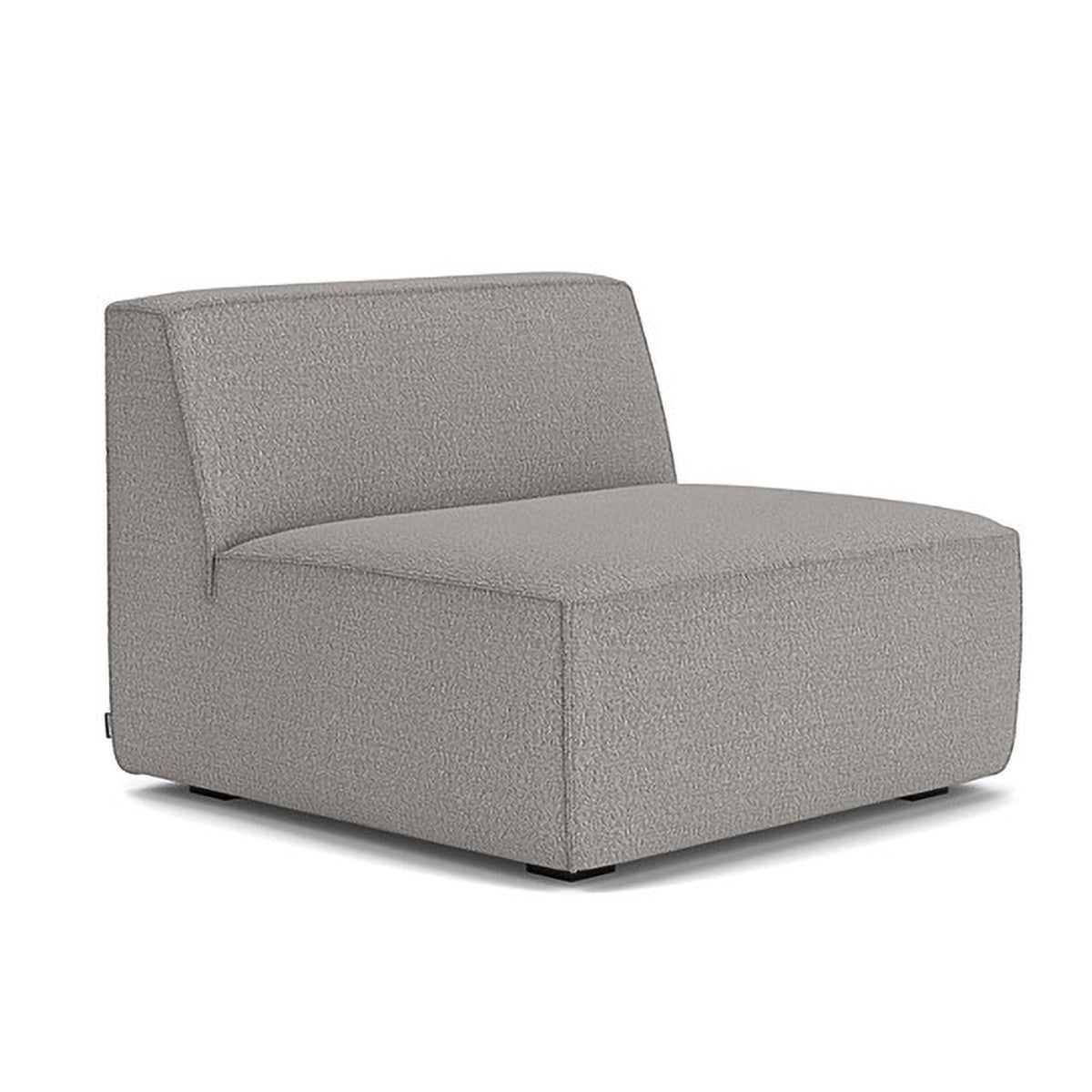 Stylish Dane Boucle 1-Seater Modular Armless Sofa - Perfect for Small Spaces, Apartments & Modern Living Rooms