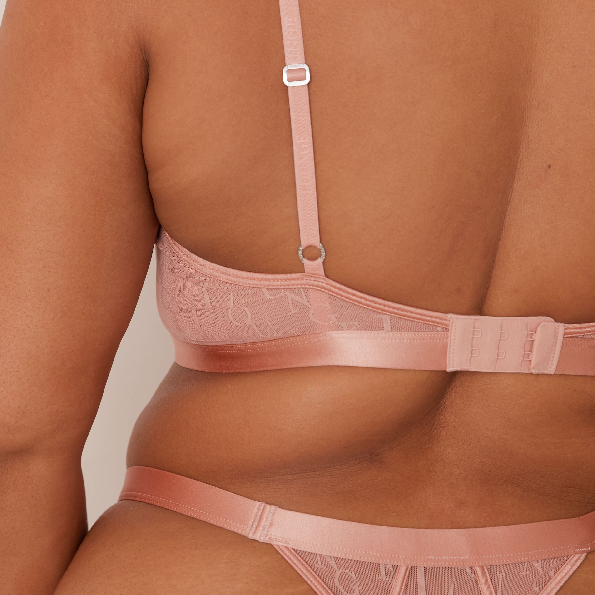Stylish Pink Balcony Bra - Comfortable Lingerie for Women | Perfect for Lounging, Yoga & Relaxation at Home