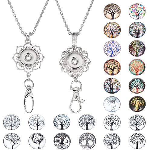 2+24 Tree of Life Button Lanyard