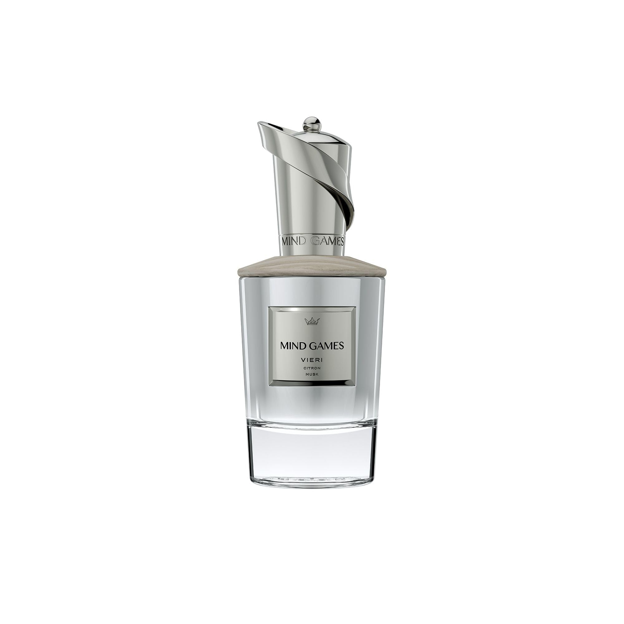Luxury Perfume for Women & Men - MIND GAMES Vieri Extrait de Parfum with Citrus Lemon, Woody Musk, Floral Peony & Amberwood Notes - 100mL/3.4oz Unisex Cologne - Perfect for Date Night, Office Wear & Special Occasions
