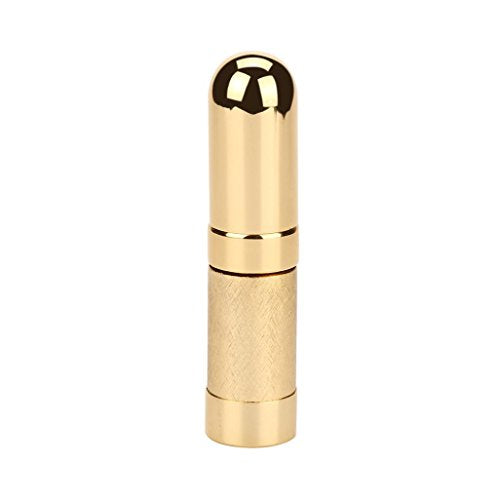 AMA(TM) 6ml Portable Travel Mini Classic Perfume Atomizer Refillable Spray Bottle with Pump - Gold | Compact Perfume Dispenser for Purse, Gym Bag & Travel Essentials | Perfect for On-the-Go Fragrance Touch Ups