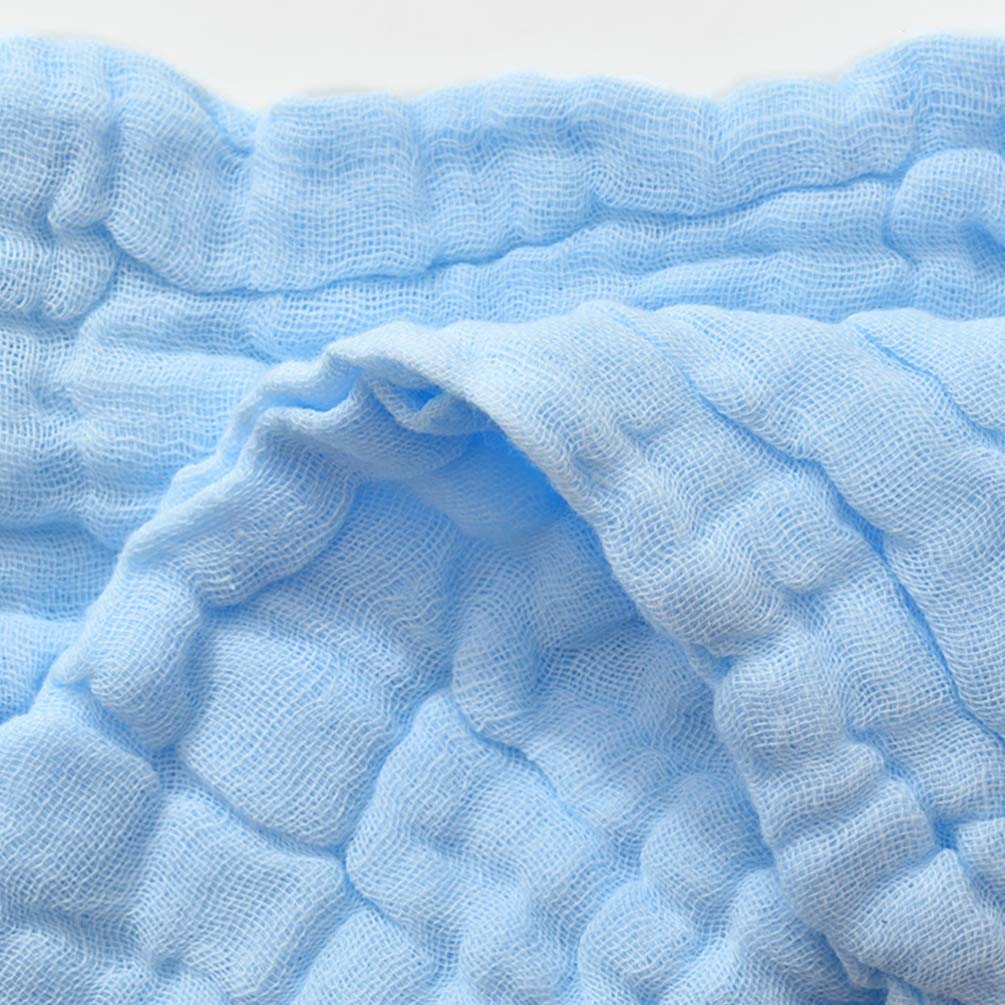 Healifty 6-Pack Pure Cotton Gauze Washcloths - Soft Baby Face Towels, Infant Wash Cloths & Absorbent Handkerchiefs for Newborn Feeding, Bathing & Diaper Changes - Gentle on Sensitive Skin