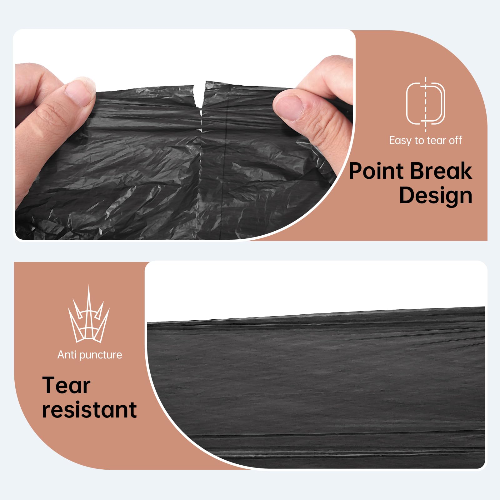 75-Pack Car Trash Can Bags - Leakproof Auto Garbage Bins for Sedan, SUV, Truck | Perfect for Road Trips, Commuting & Family Travel