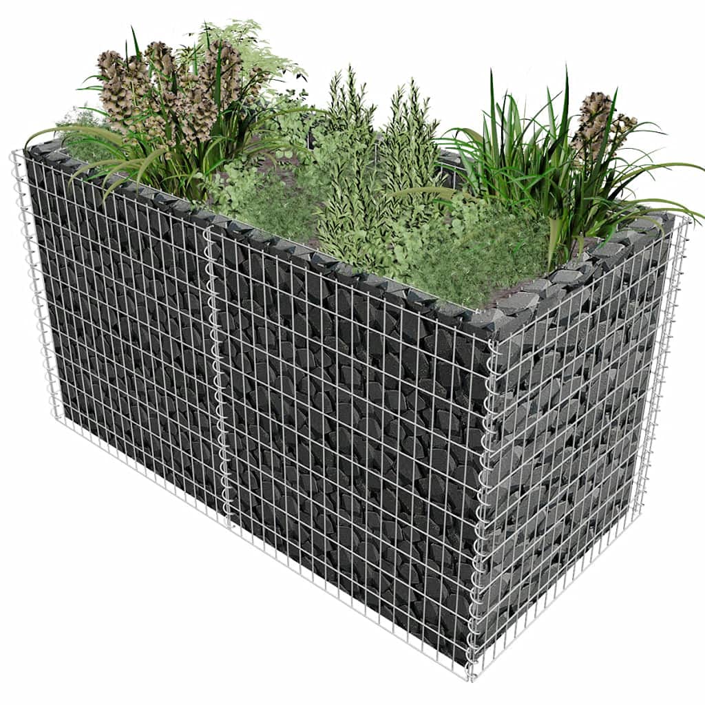 Galvanized Steel Gabion Raised Garden Bed Planter - 71