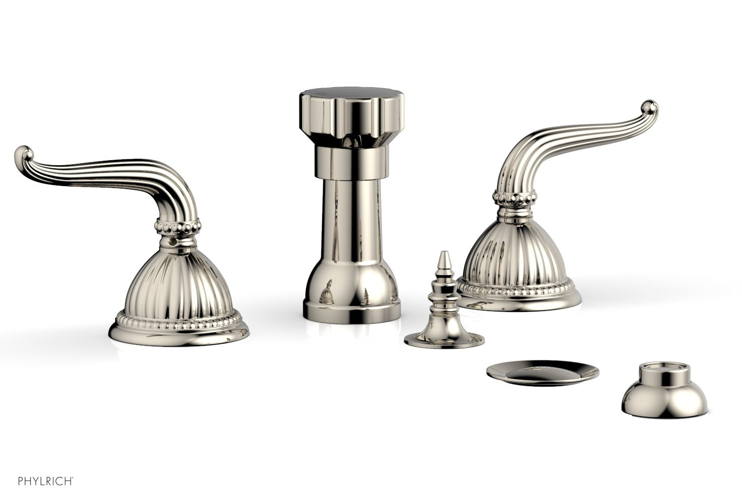 Premium Georgian & Barcelona Style 4-Hole Bidet Faucet Set K4141 - Modern Bathroom Upgrade for Hygiene & Comfort