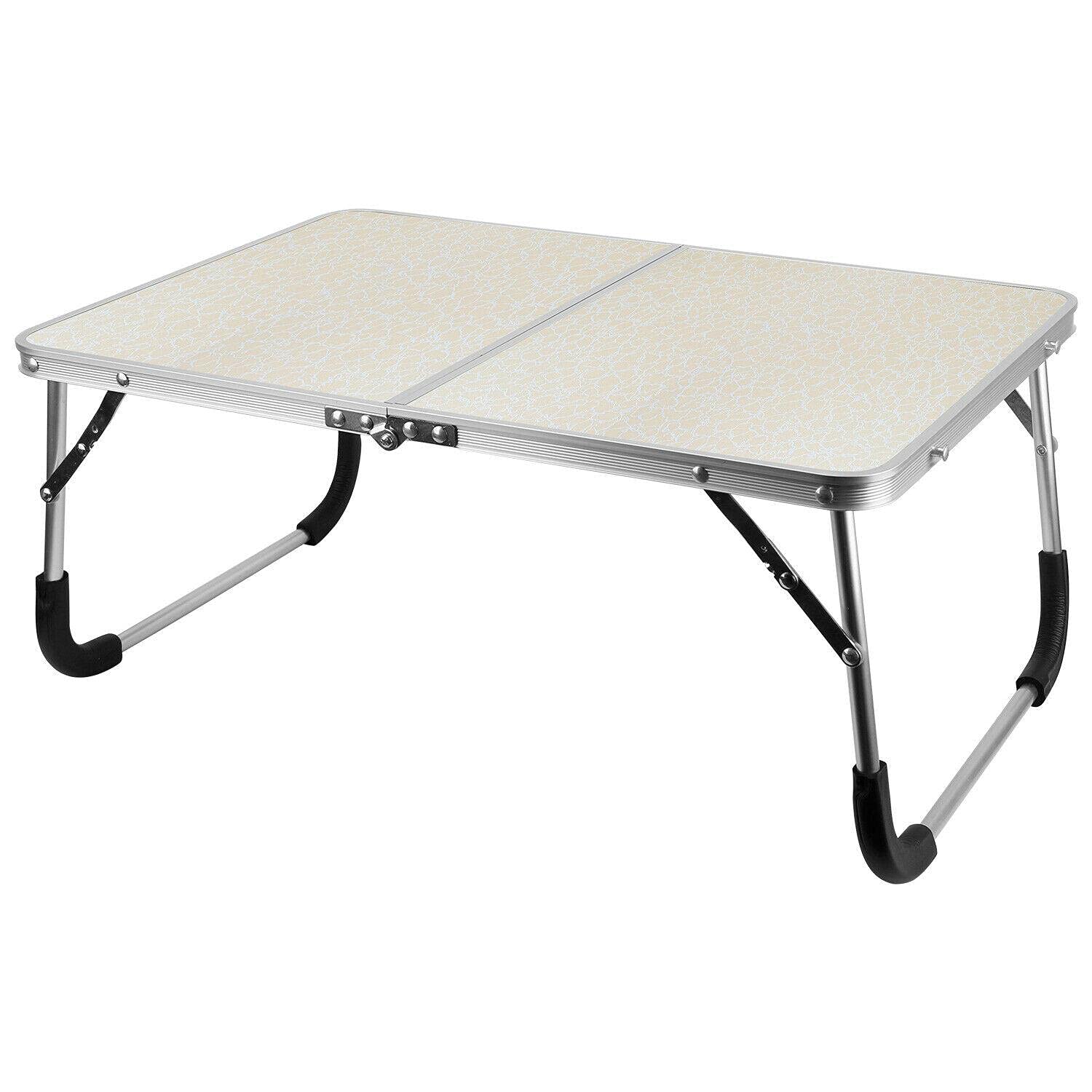 CarteRE Aluminum Portable Folding Table - Lightweight Compact Foldable Desk for Camping, Picnic, Outdoor & Home Office Use