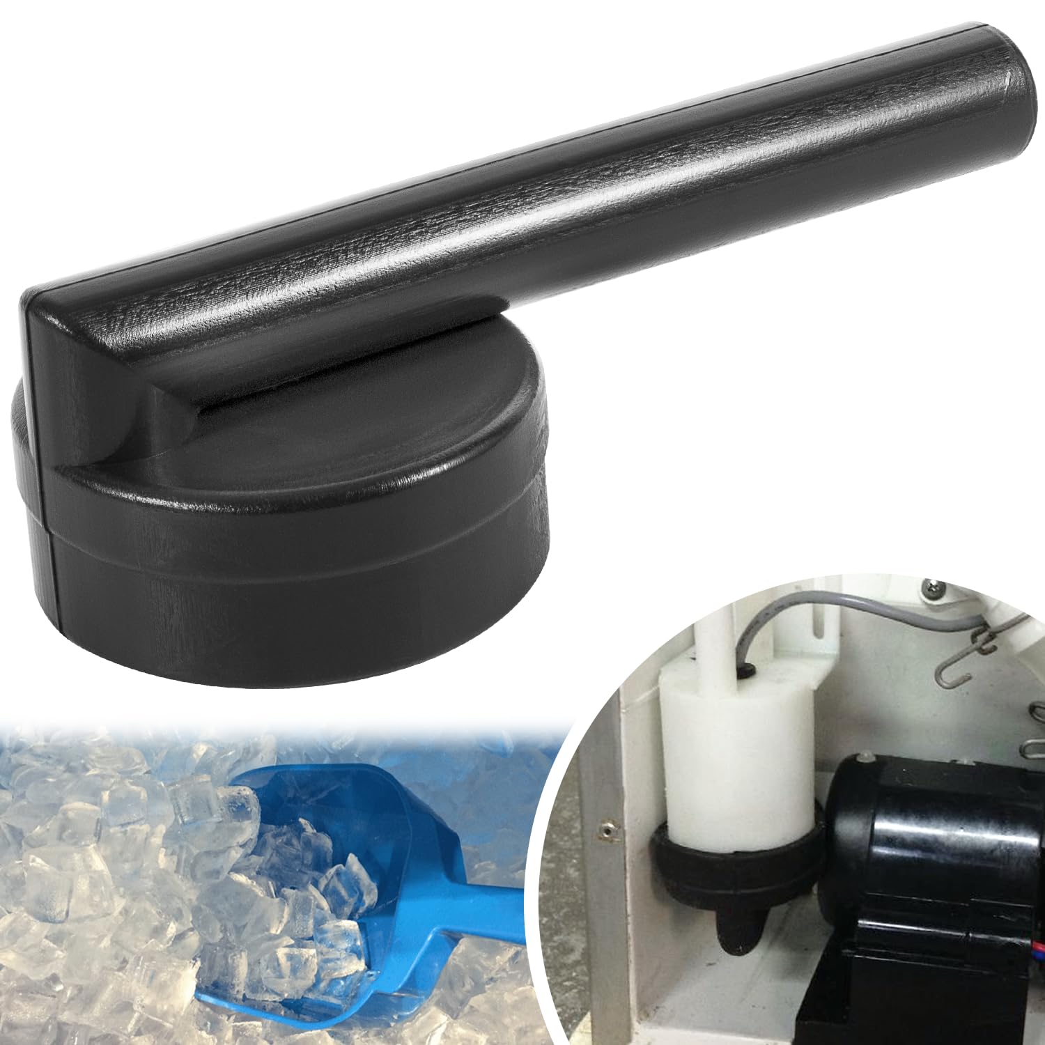 Hoshizaki Ice Maker Float Switch Connector with Rubber Boot and Hose - Replacement Part 426799-01 for Commercial Ice Machines - Perfect for Restaurant, Bar, and Hotel Use