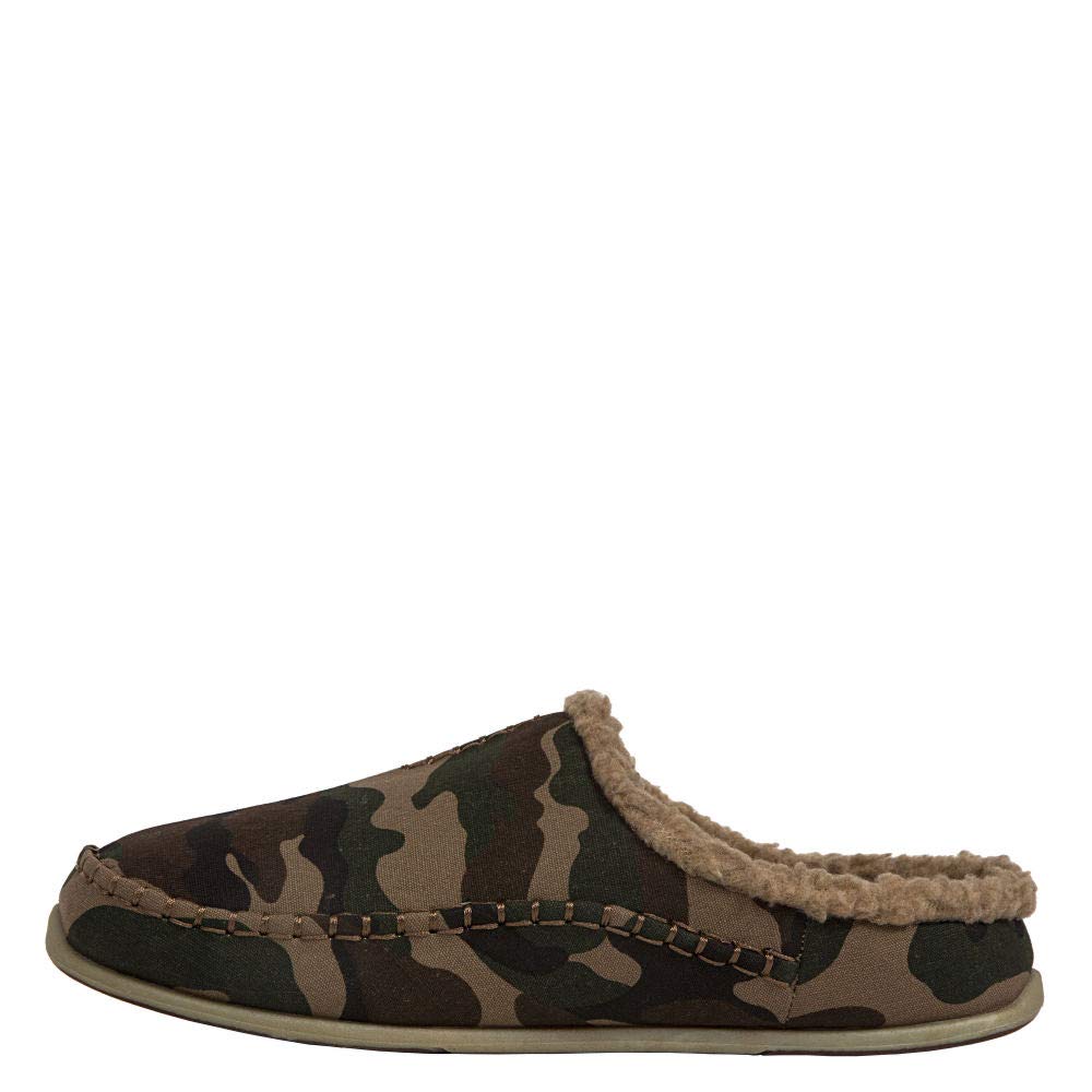 Deer Stags Men's Nordic Slippers - Cozy Indoor/Outdoor House Shoes for Winter Comfort - Perfect for Lounging, Relaxing at Home, and Quick Outdoor Errands