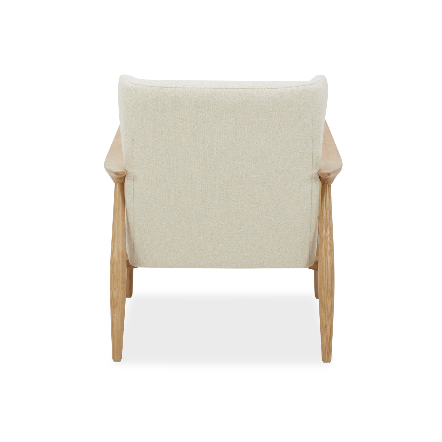 Nevis Lounge Chair - Mellow Ivory | Modern Accent Chair for Living Room, Bedroom & Office | Comfortable Upholstered Armchair with Soft Fabric