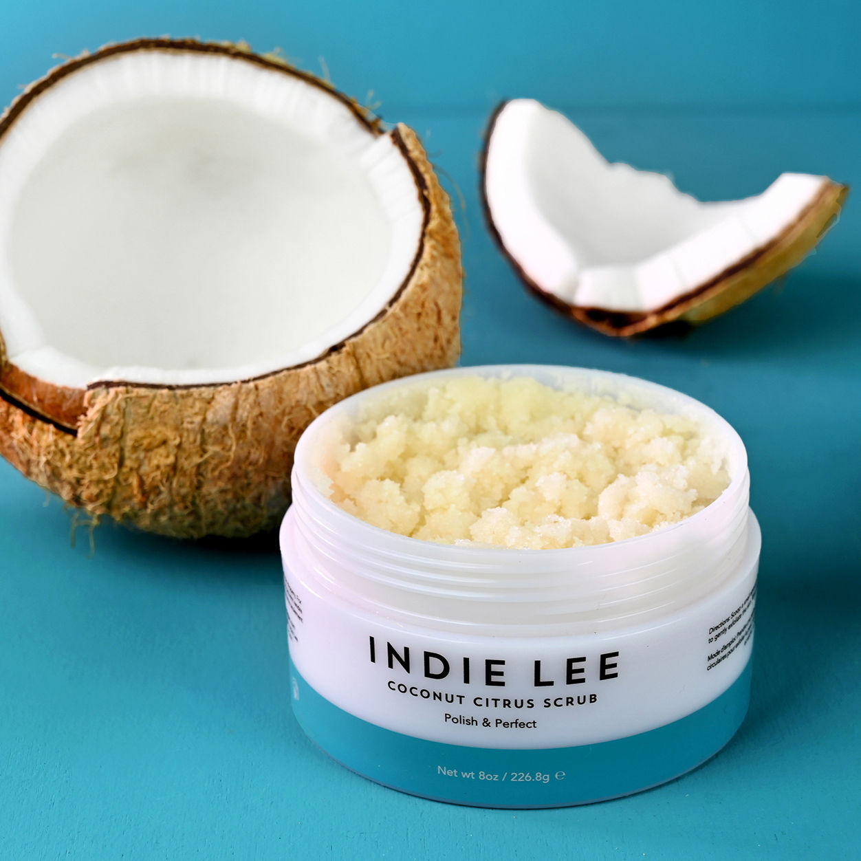 Exfoliating Coconut Citrus Body Scrub for Smooth Skin - Natural Sugar Scrub for Dry Skin, Moisturizing & Glowing Skin Care - Perfect for Shower & Spa Day at Home