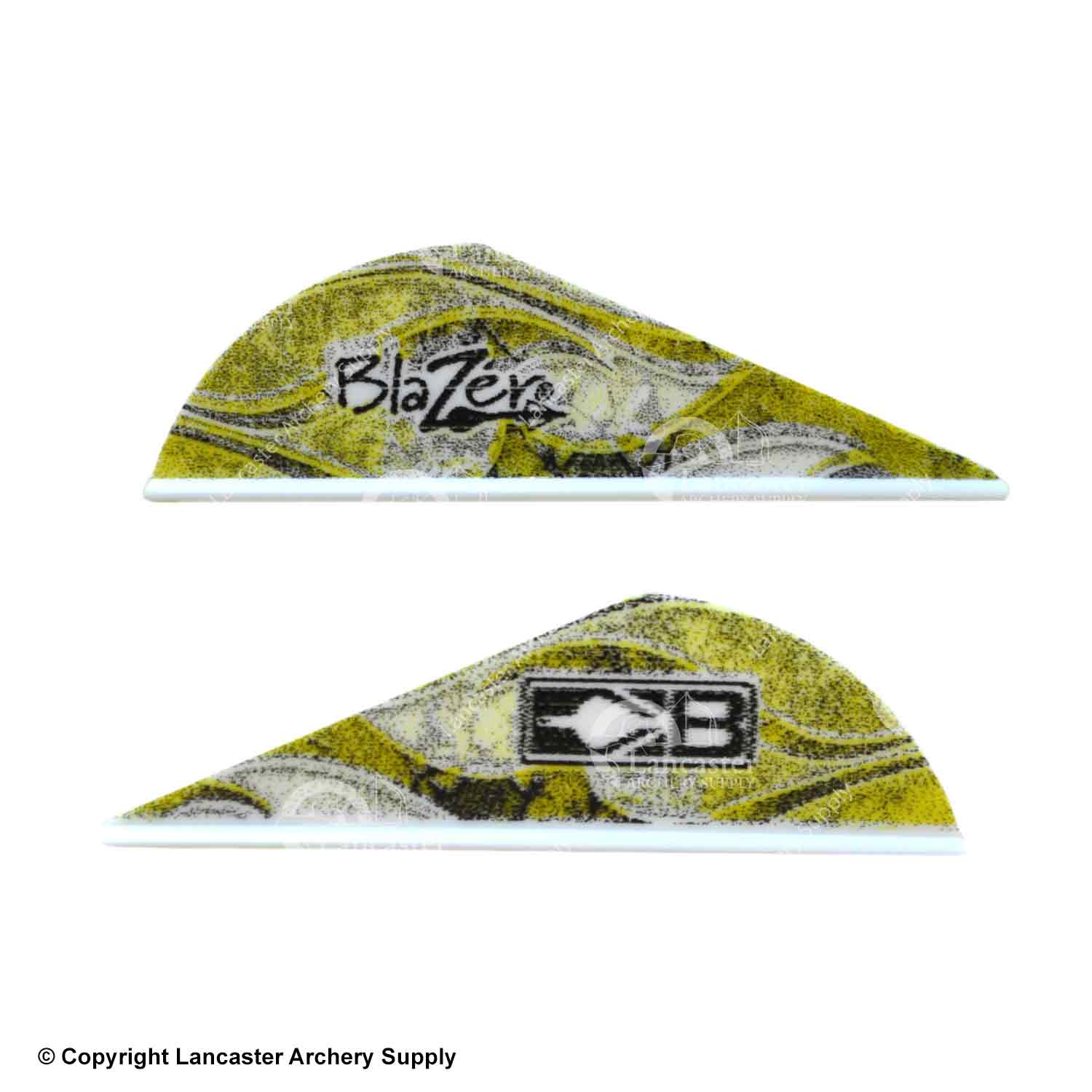 Bohning True Color Blazer Vanes - High Visibility Archery Fletching for Outdoor Hunting & Target Practice