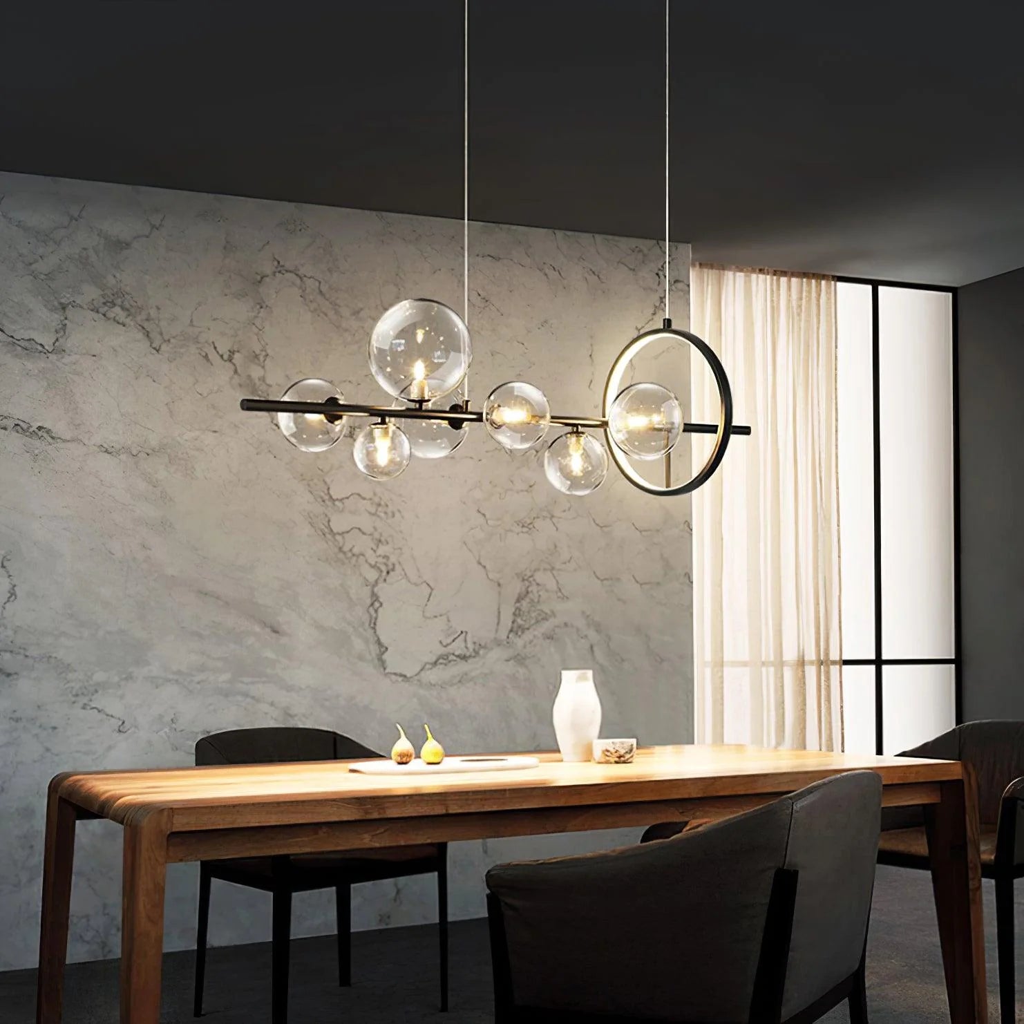 Elegant Mita Chandelier - Modern Crystal Ceiling Light Fixture for Dining Room, Living Room & Bedroom | Perfect for Home Decor, Wedding & Special Occasions