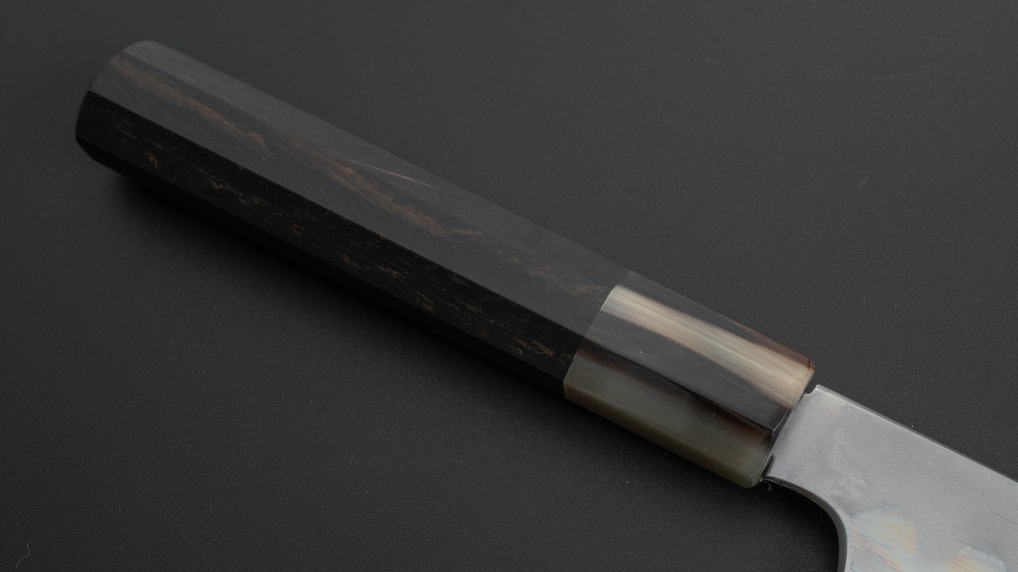 Hitohira Togashi Kyuzo White #1 Hakumon Mizu Honyaki Gyuto 240mm Japanese Chef Knife with Taihei Ebony Handle & Saya - Premium Kitchen Knife for Sushi, Meat Cutting & Professional Cooking