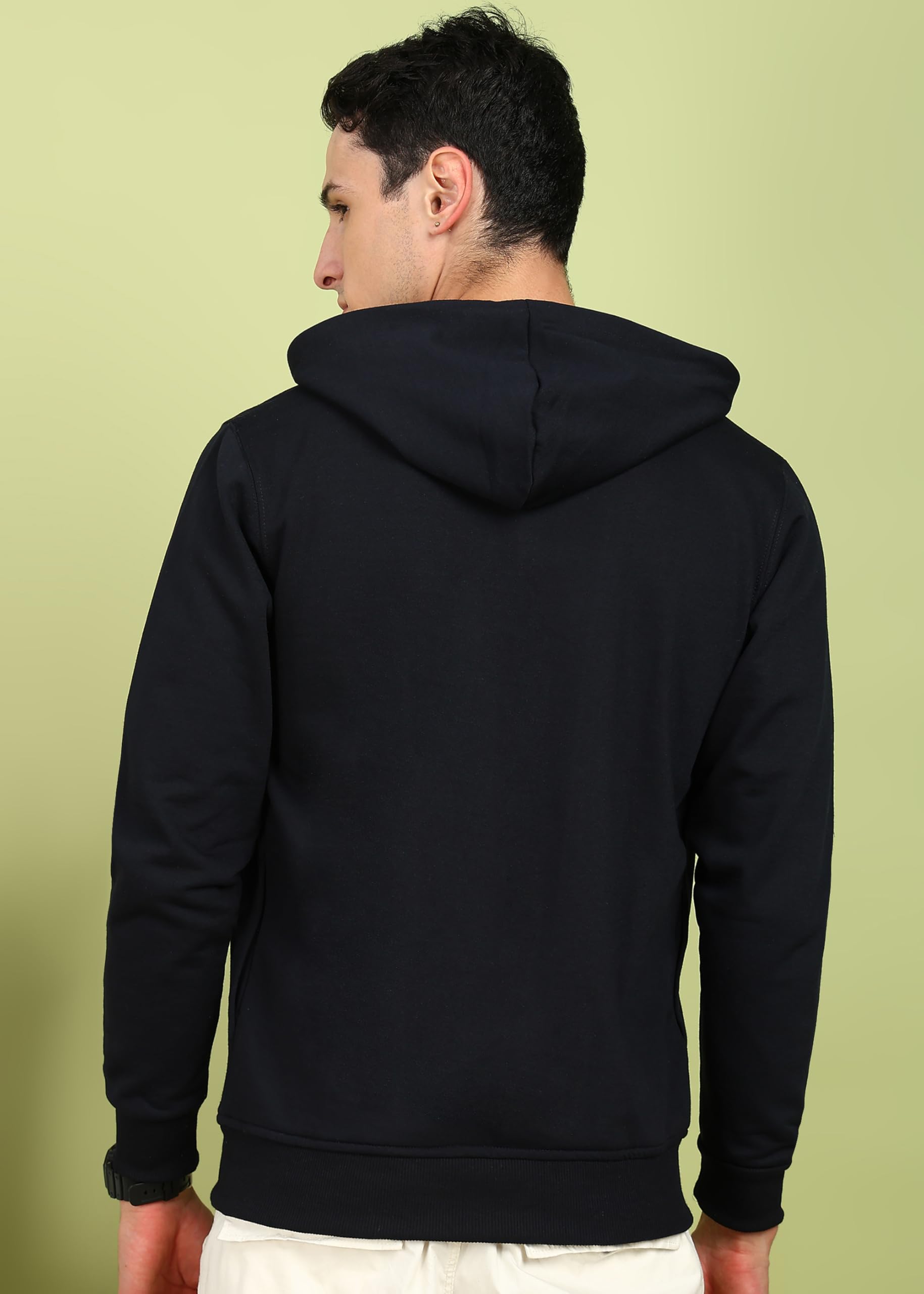 Alan Jones Men's Cotton Hooded Sweatshirt - Soft Pullover Hoodie for Casual Wear, Gym & Outdoor Activities