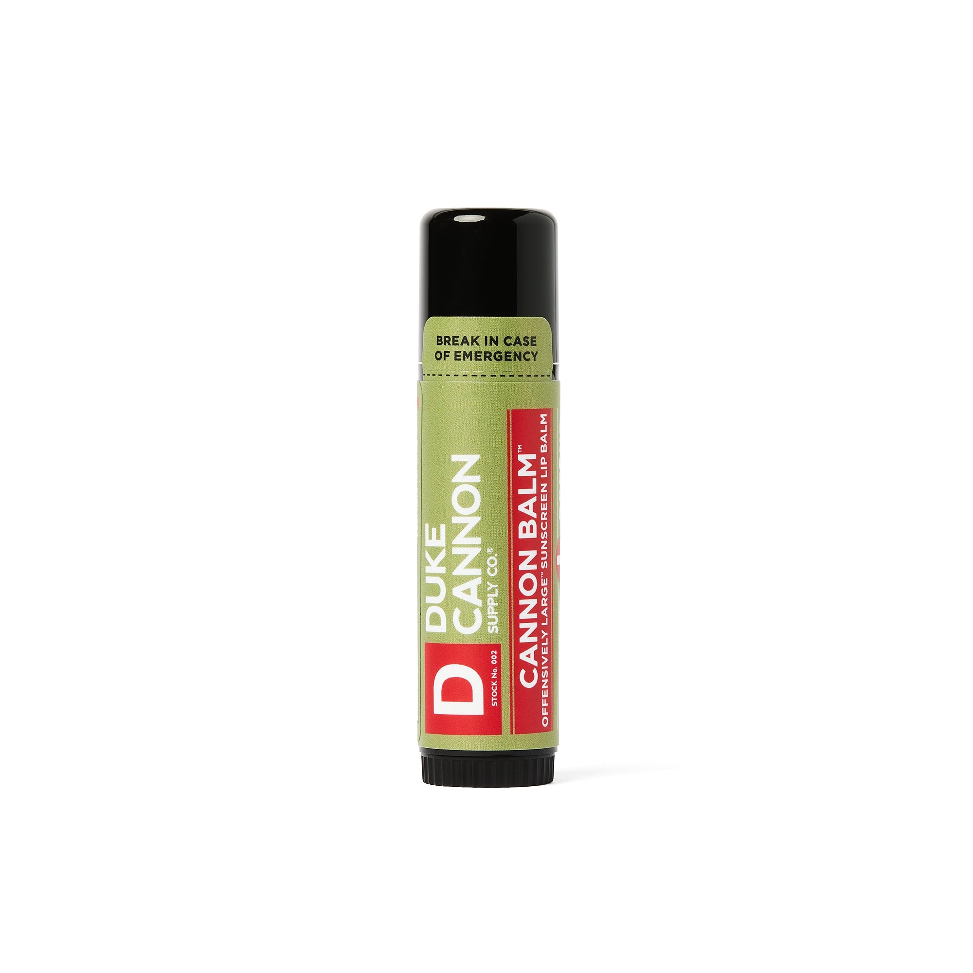 Duke Cannon Lip Balm for Men - Moisturizing & Long-Lasting Lip Care - Perfect for Dry, Chapped Lips - Ideal for Outdoor Activities, Hiking, and Cold Weather Protection