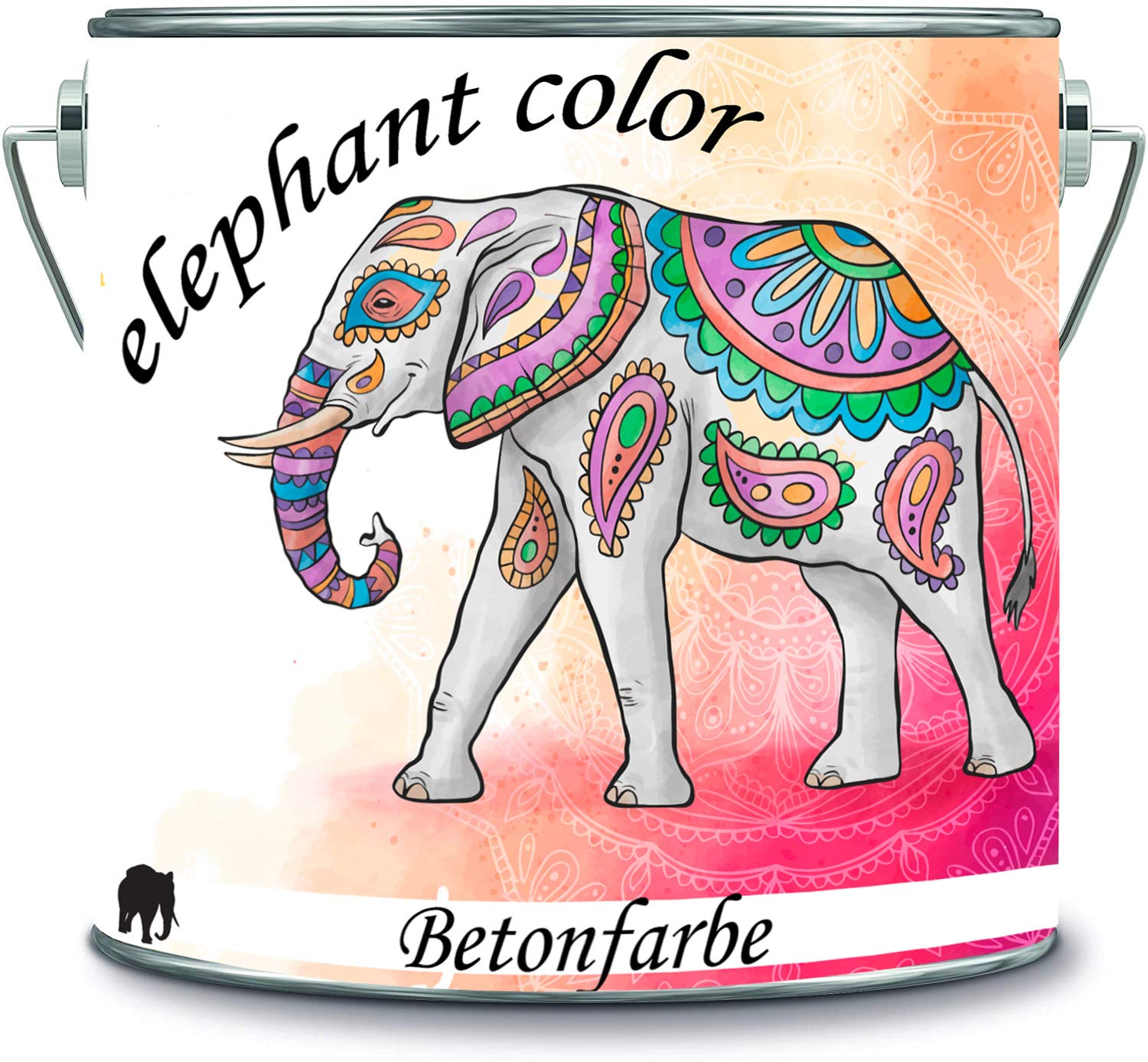 Premium Exterior Concrete Paint - Elephant Color 2-K (20kg) - Corn Yellow RAL 1006 for Outdoor Walls, Patios & Driveways - Weatherproof & Durable Finish