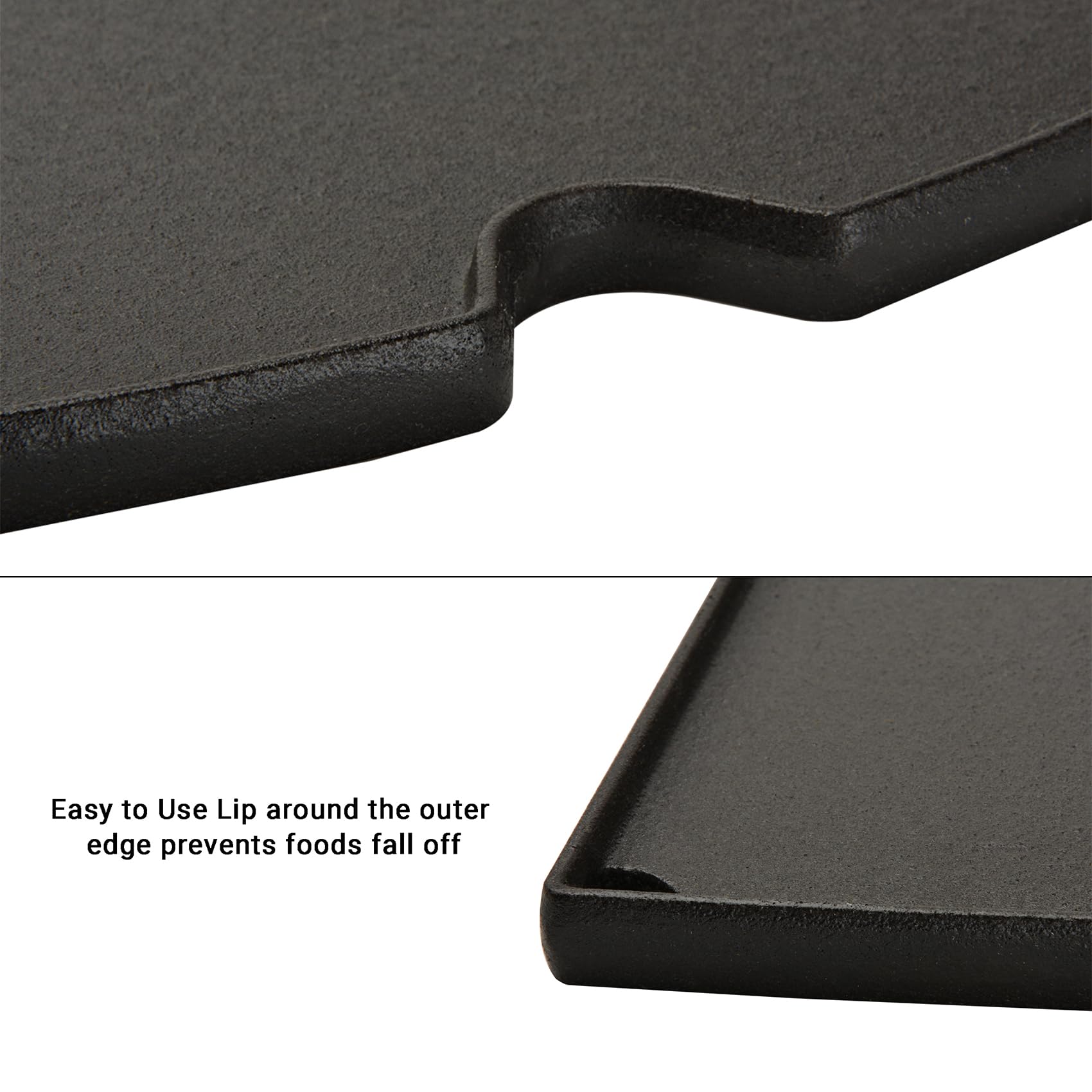 Stanbroil Cast Iron Grill Griddle Replacement for Weber Q200 Q220 Q240 Q260 Q2000 Q2200 Q2400 Series Gas Grills - Heavy Duty Cooking Surface for Steaks, Burgers & Vegetables - Perfect for Backyard BBQs, Camping & Outdoor Grilling