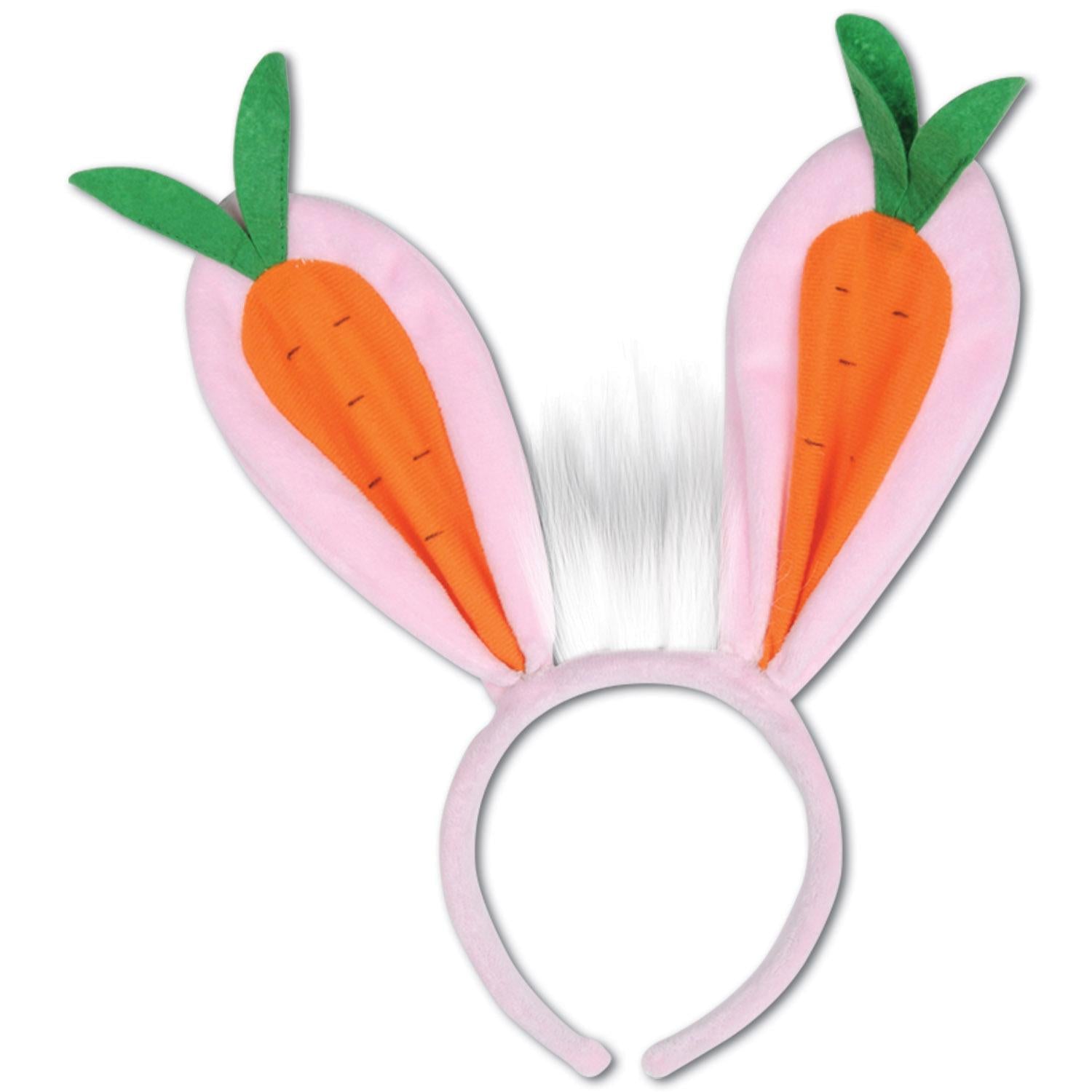 12 Pack Beistle Easter Carrot Ears Headband - Fun Bunny Ears Hairband for Easter Party, Spring Festival & Costume Dress Up - Perfect for Kids, Adults & Easter Egg Hunt