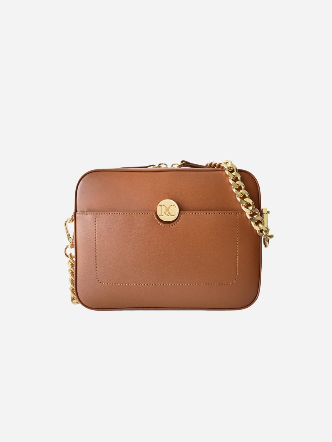 Nomad Vegan Leather Crossbody Bag for Apple Devices | Brown | Perfect for Travel, Work & Everyday Use