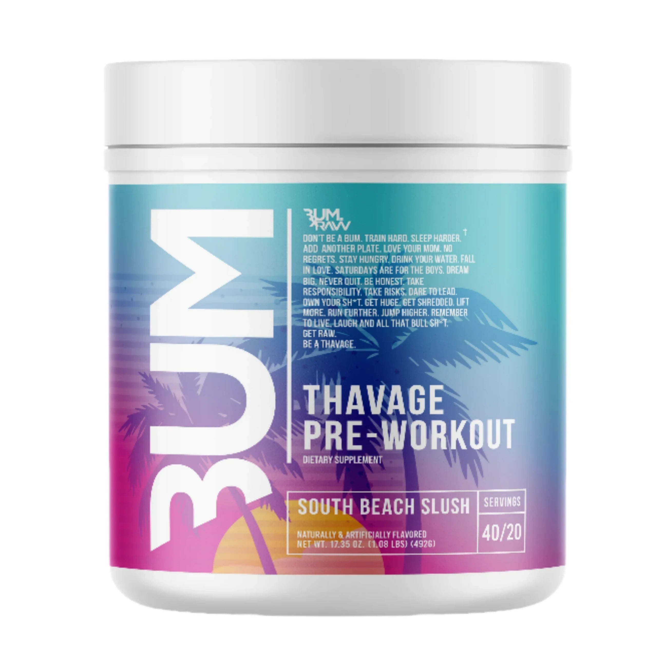 CBUM Thavage Pre Workout Powder - Premium Energy & Focus Supplement for Intense Workouts | Gym, Bodybuilding & Fitness Performance Booster