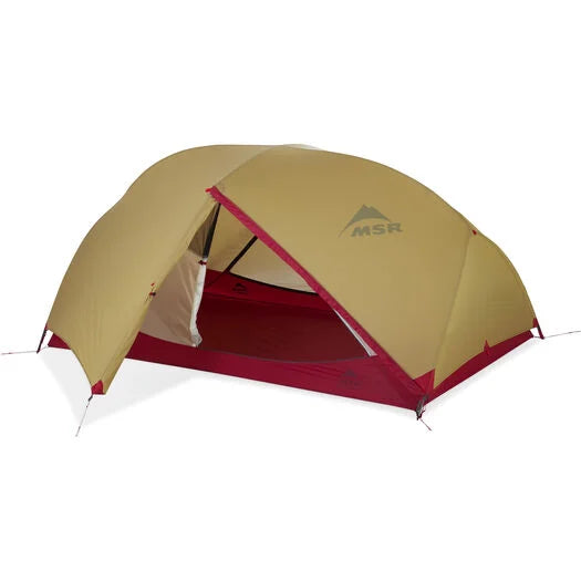 MSR Hubba Hubba 2-Person Lightweight Backpacking Tent - 3 Season Waterproof Camping Shelter for Hiking & Outdoor Adventures