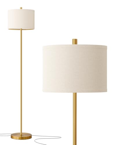 2-Gold Pole with Natural Shade