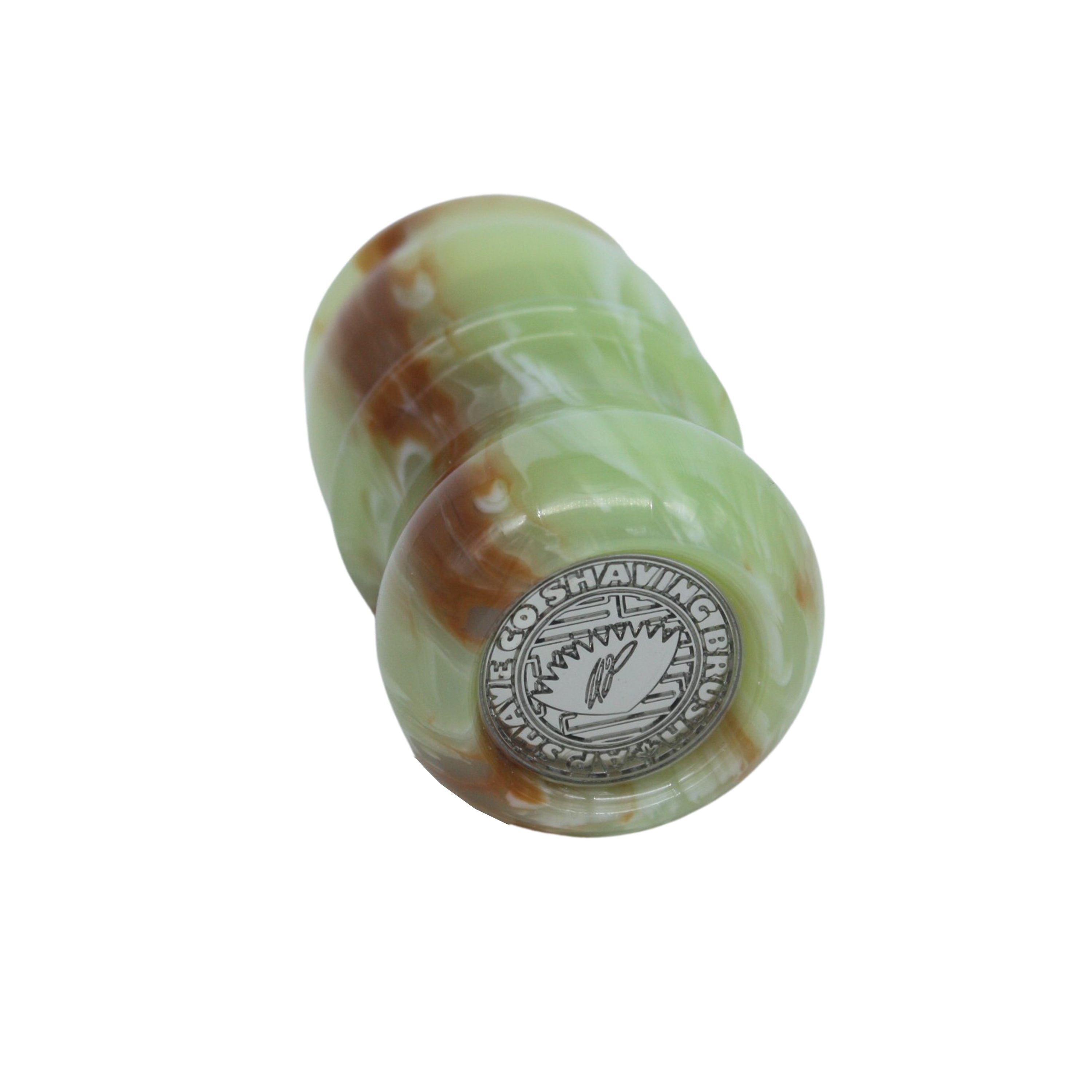 Premium Jade Handcrafted Shaving Brush Handle for Wet Shaving - Fits 24mm & 26mm Knots - Luxury Grooming Gift for Men - Perfect for Traditional Wet Shaving & Barber Shop Use