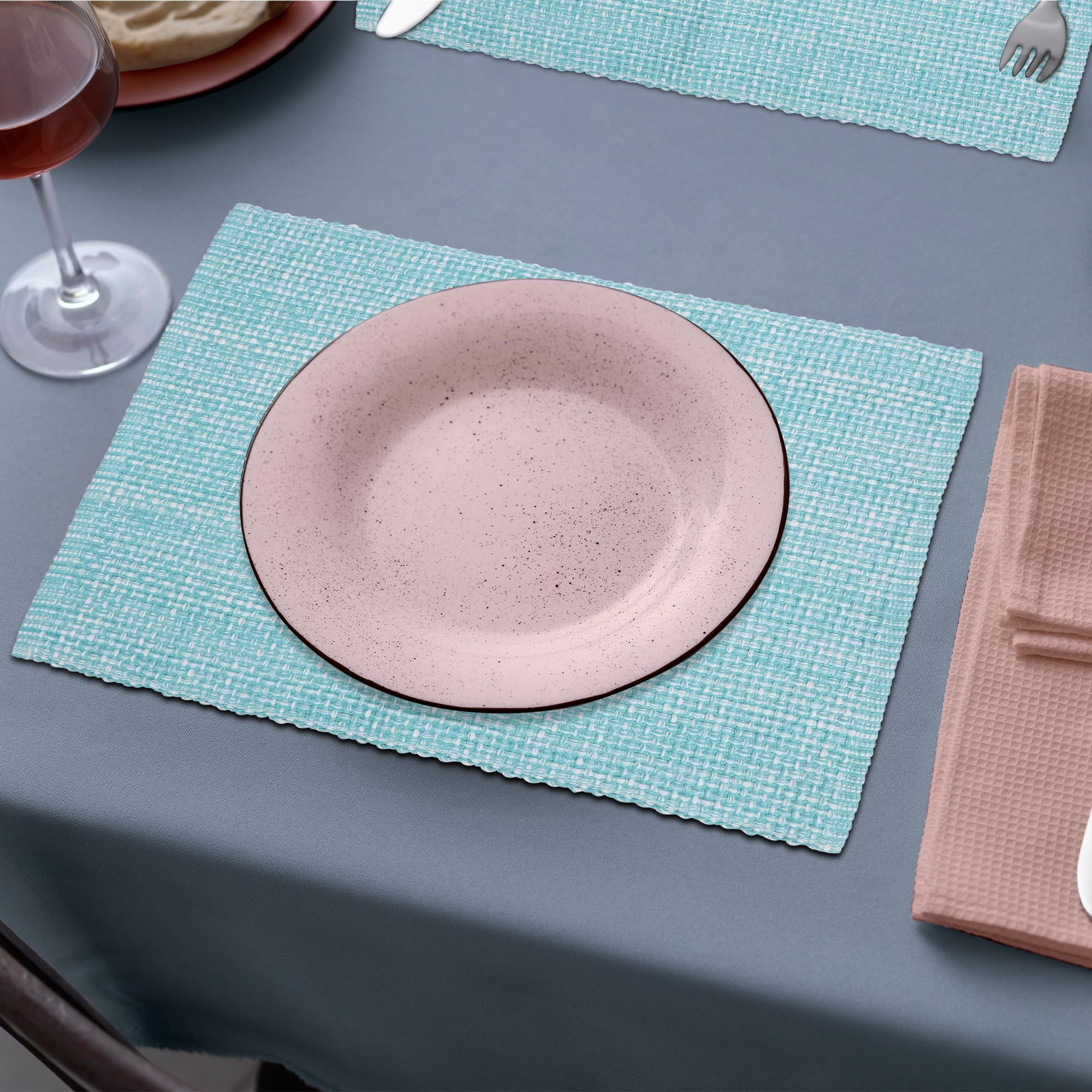 Premium 100% Cotton Oversized Placemats Set of 6 - 14