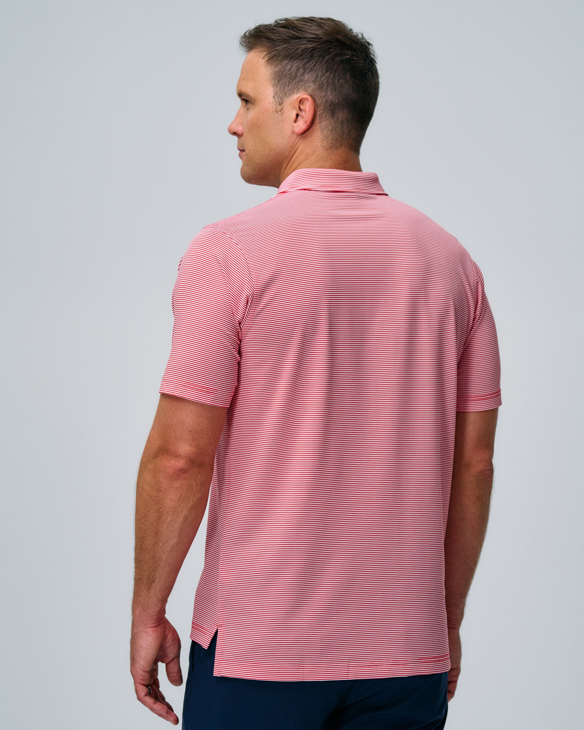 Bryant Stripe Polo Shirt for Men - Classic Cotton Casual Wear for Office, Golf & Outdoor Activities