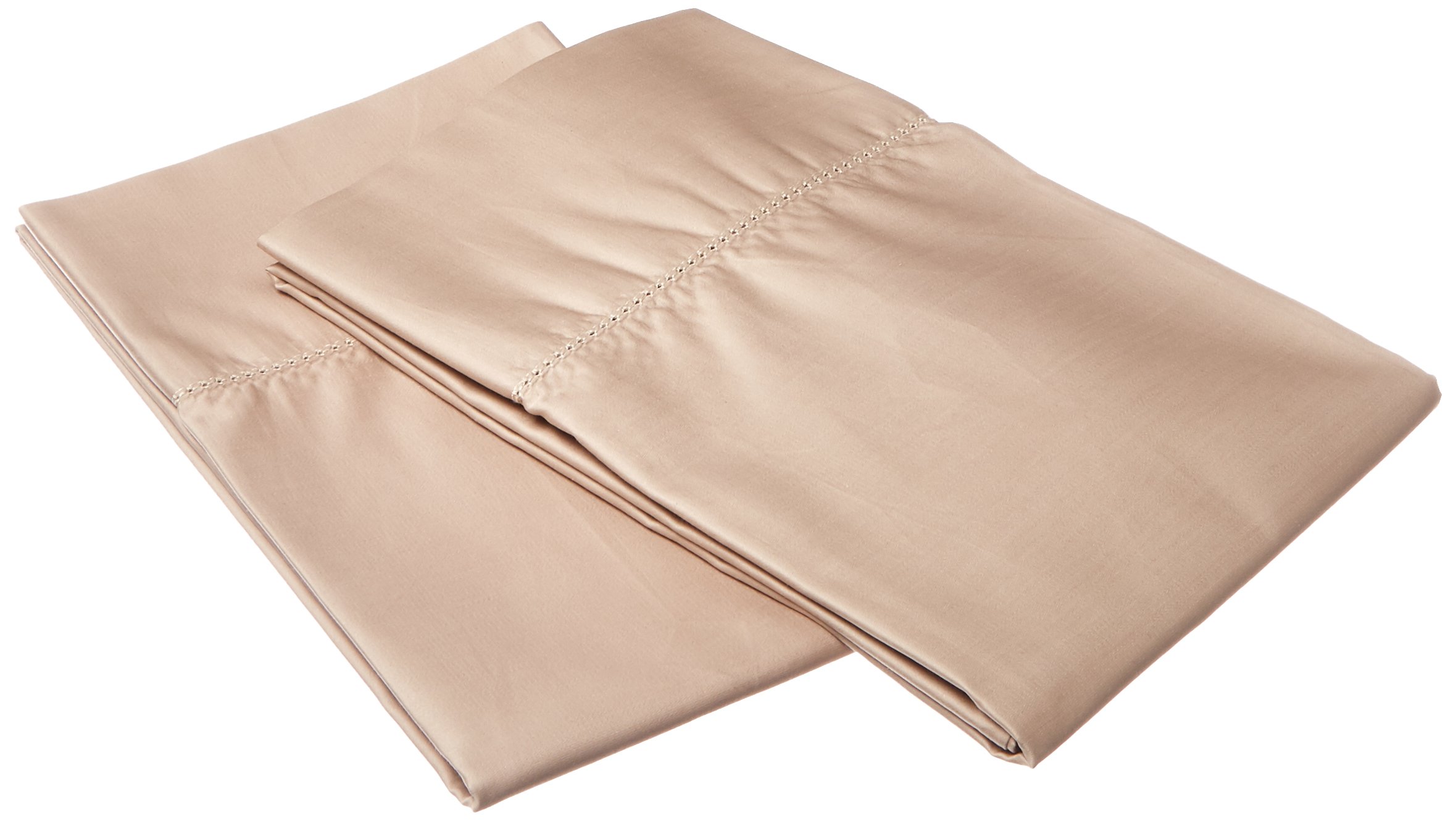 Tribeca Living 800 Thread Count Egyptian Cotton Hemstitch Pillowcases - Standard Size, Cashmere Soft (Set of 2) | Luxury Bedding for Hotels, Guest Rooms & Master Bedrooms