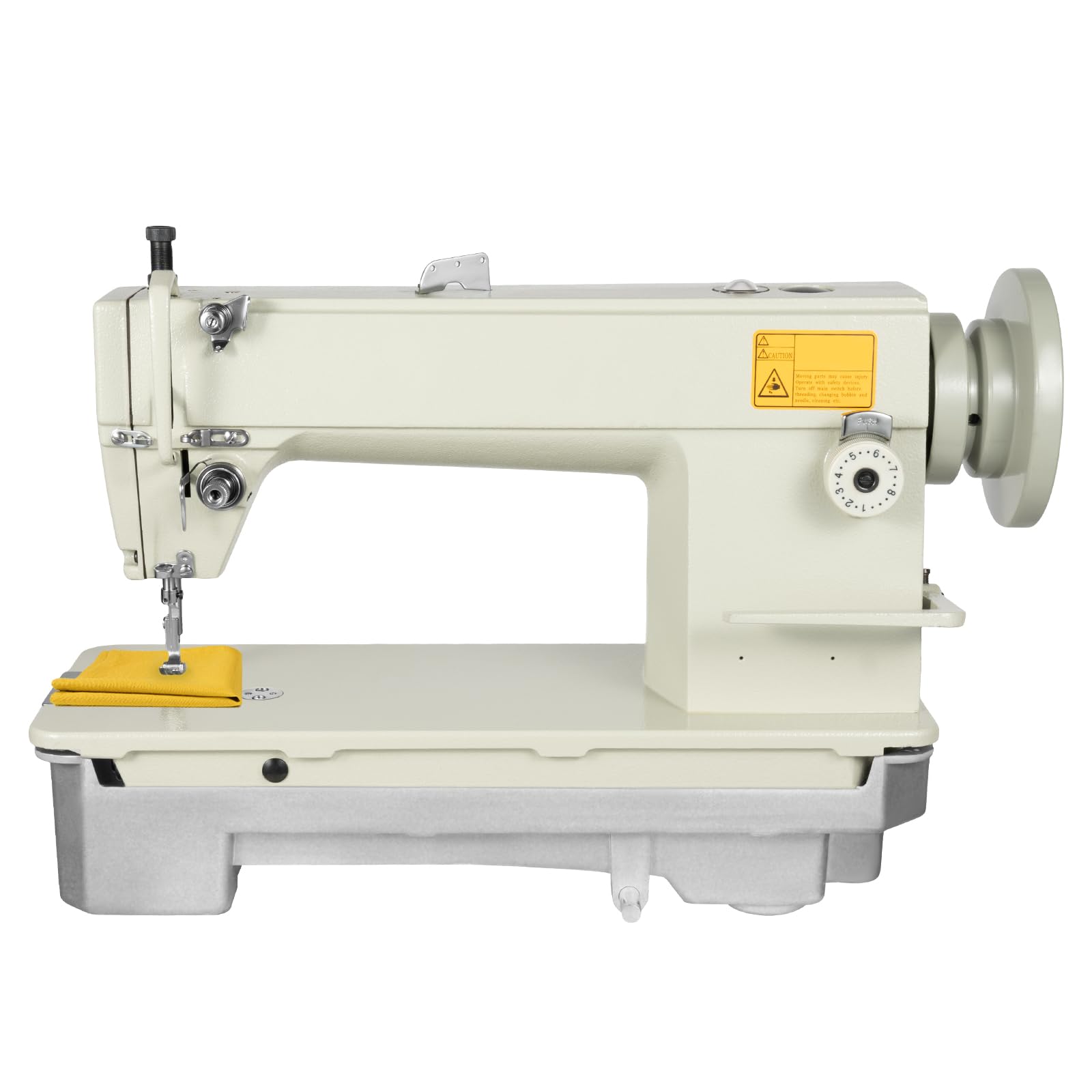 Heavy Duty Industrial Sewing Machine for Leather, Canvas & Thick Fabrics - High Speed Commercial Straight Stitch Flatbed Sewing Machine | Perfect for Upholstery, Bag Making & Apparel Manufacturing
