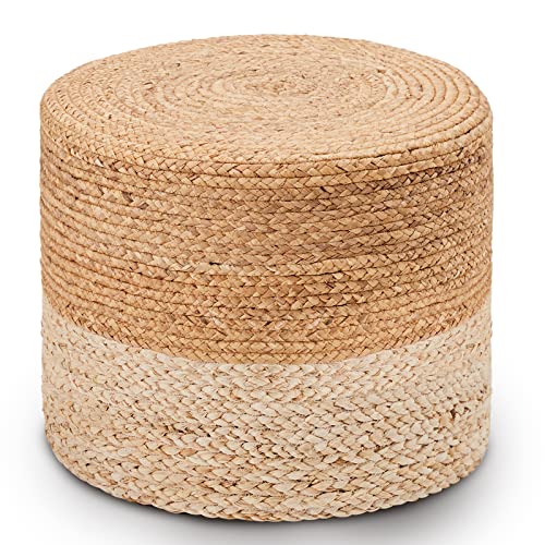 18inch Water Hyacinth Braid & Natural Corn Shell