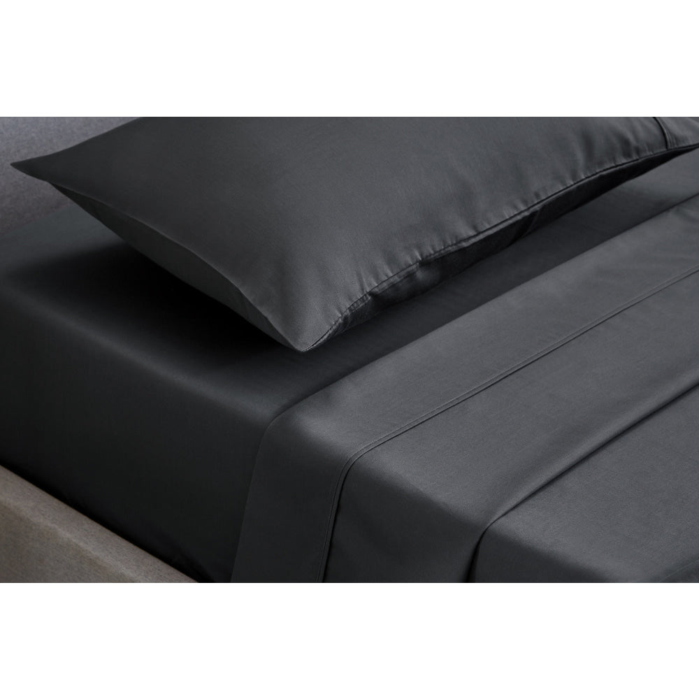 Luxury 1200 Thread Count Premium Cotton Bed Sheet Set - King Size, Charcoal Gray - Ultra Soft & Breathable for a Comfortable Sleep - Perfect for Master Bedroom, Guest Room, or Hotel Use
