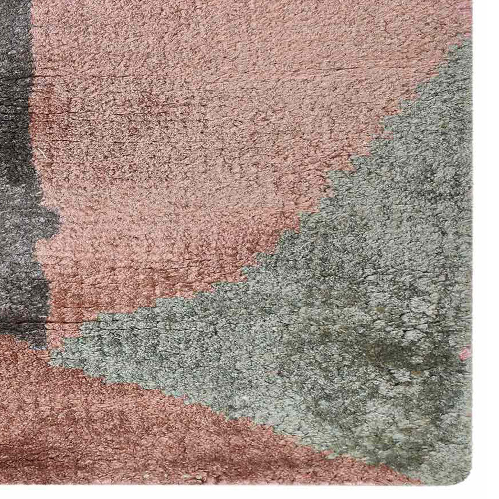 Hand Knotted Sheer Area Rug - Lightweight & Elegant for Living Room, Bedroom, or Nursery Decor