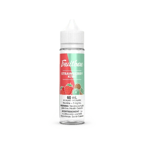 Strawberry Kiwi E-Liquid by Fruitbae - 60mL Vape Juice for Refillable Vape Pens & Pod Systems - Sweet & Fruity Flavor for All-Day Vaping (Manitoba)
