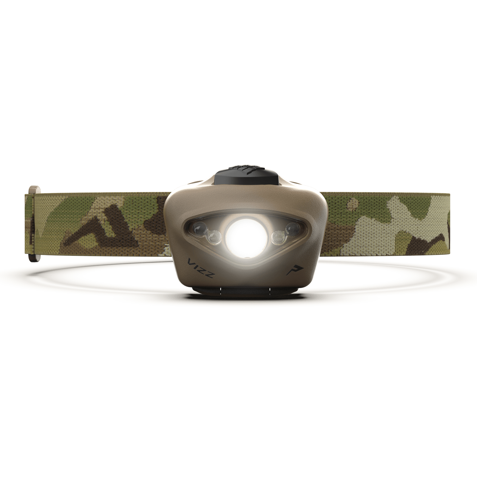 Princeton Tec Vizz 550 RGB Headlamp - 550 Lumens Ultra Bright LED Light with 33 Hours Runtime - Perfect for Camping, Hiking, Running & Outdoor Adventures