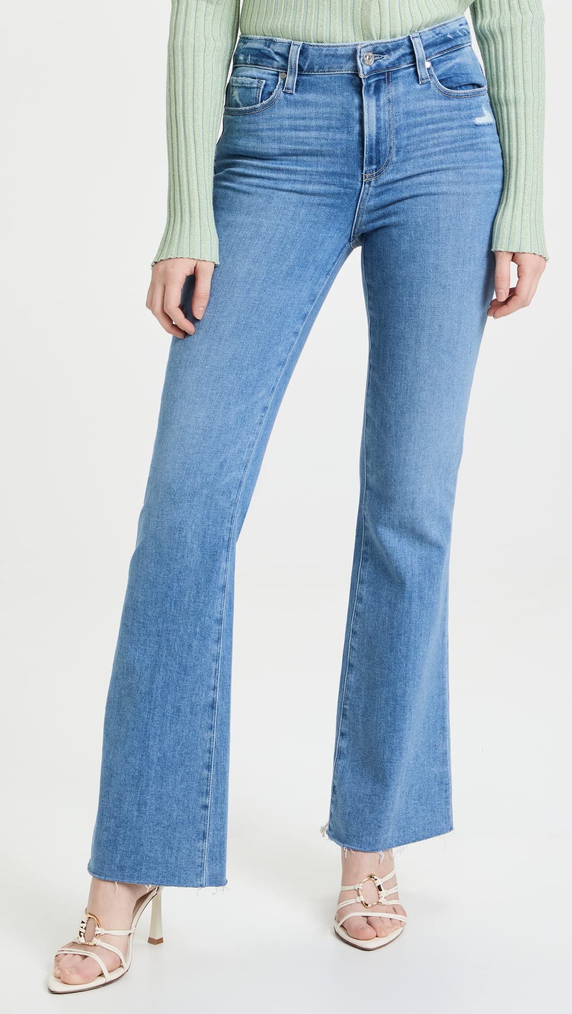 PAIGE Women's High Rise Laurel Canyon Jeans - Stretch Denim Skinny Jeans for Women | Perfect for Casual Wear, Date Night & Office Outfits