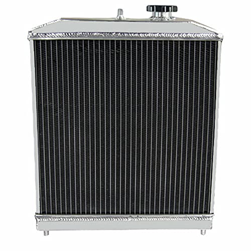 High-Performance Aluminum Radiator for 1992-2001 Acura Honda Integra Civic Del Sol | D15 EK EG DB DC L4 Engine | 4-Row Cooling System with Shroud & Fan Relay | Perfect for Street Racing & Daily Driving