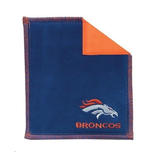 NFL Denver Broncos Bowling Towel - Super Absorbent Microfiber Shammy for Bowling Balls - Perfect for Sports Fans & Bowling Enthusiasts