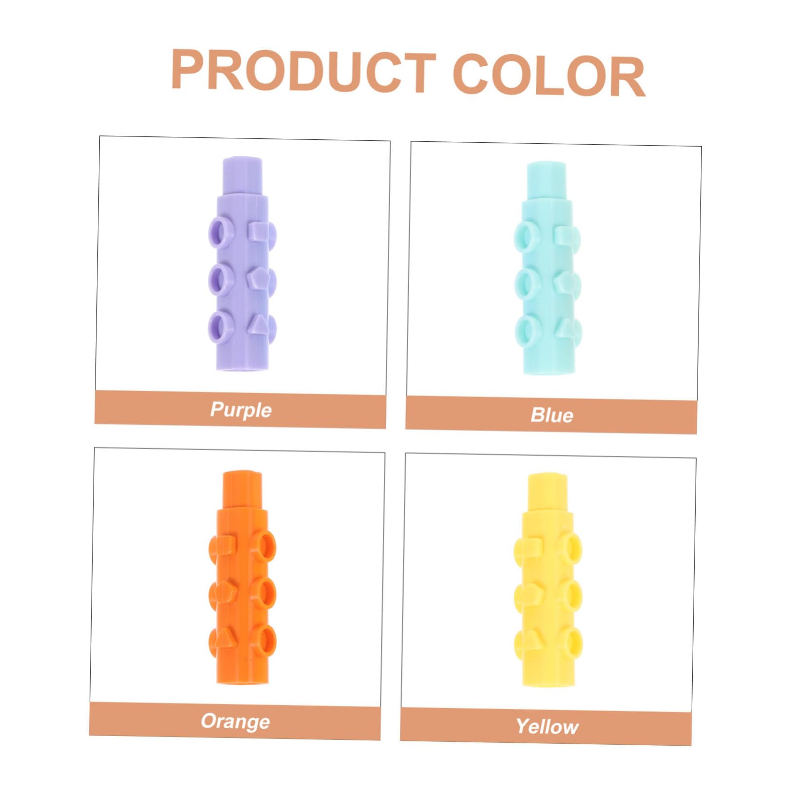 VILLCASE 8-Pack Pencil Tip Covers - Anti-Scratch, Extendable for Kids - School & Office Use