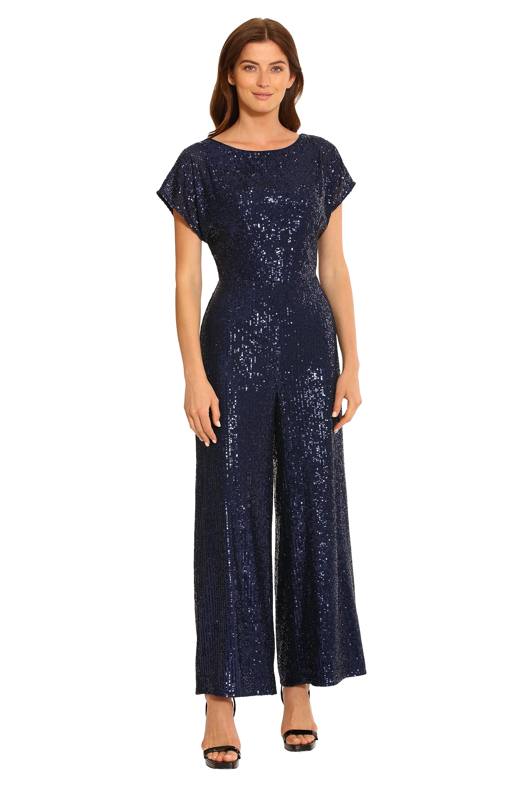 Maggy London Women's Wide Neck Jumpsuit - Elegant One-Piece Romper for Casual & Evening Wear | Perfect for Parties, Dates & Office Outfits