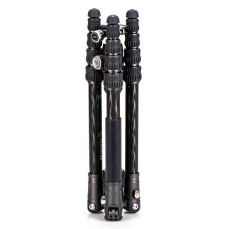 Benro BAT Carbon Fiber Travel Tripod & Monopod with VX20 Ball Head - 5-Section Lightweight Tripod for DSLR Cameras | Perfect for Outdoor Photography, Hiking & Travel Adventures