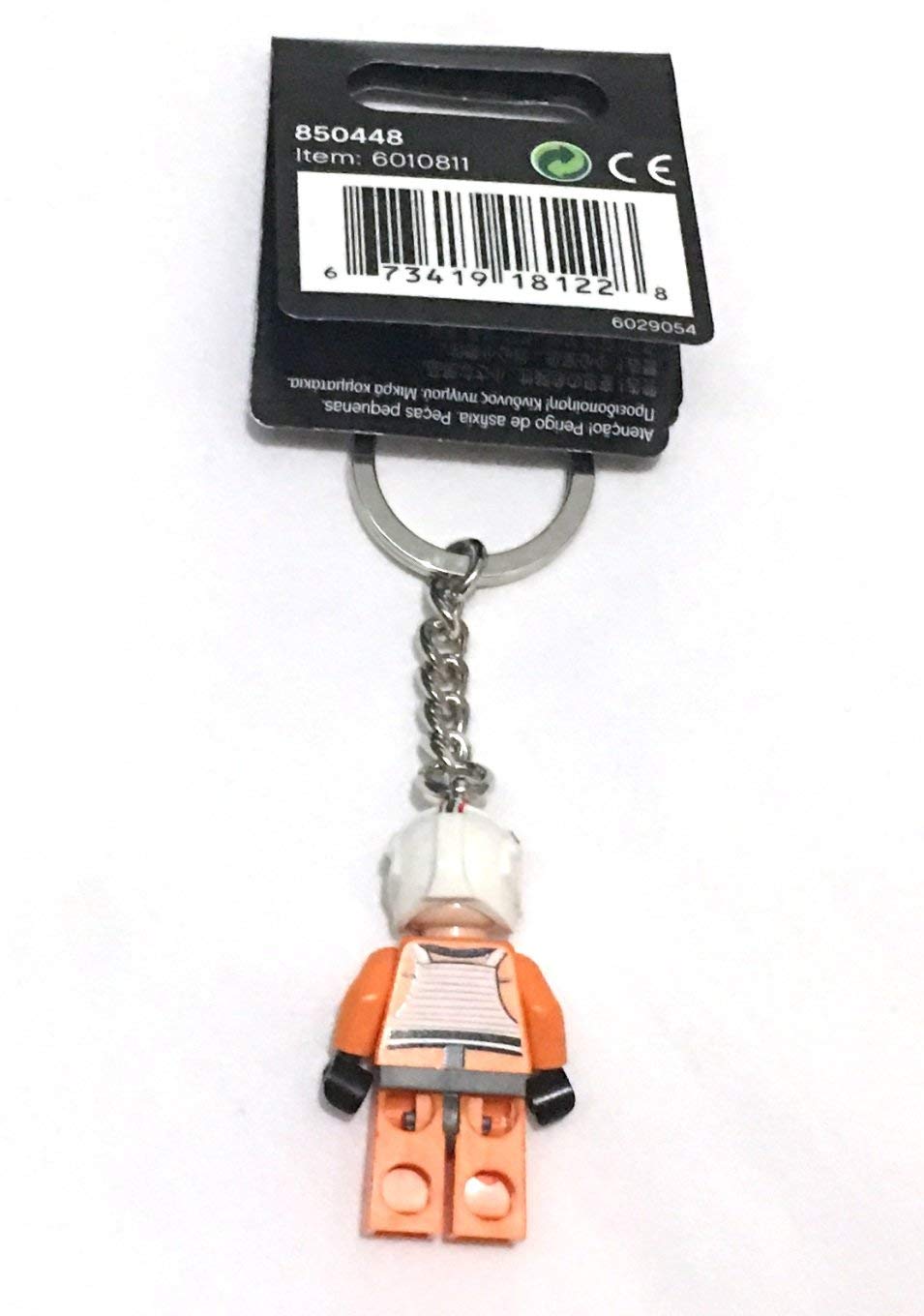 LEGO Disney Star Wars Luke Skywalker Minifigure Keychain - Official 850448 - Perfect for Keys, Backpacks & Gifts for Star Wars Fans