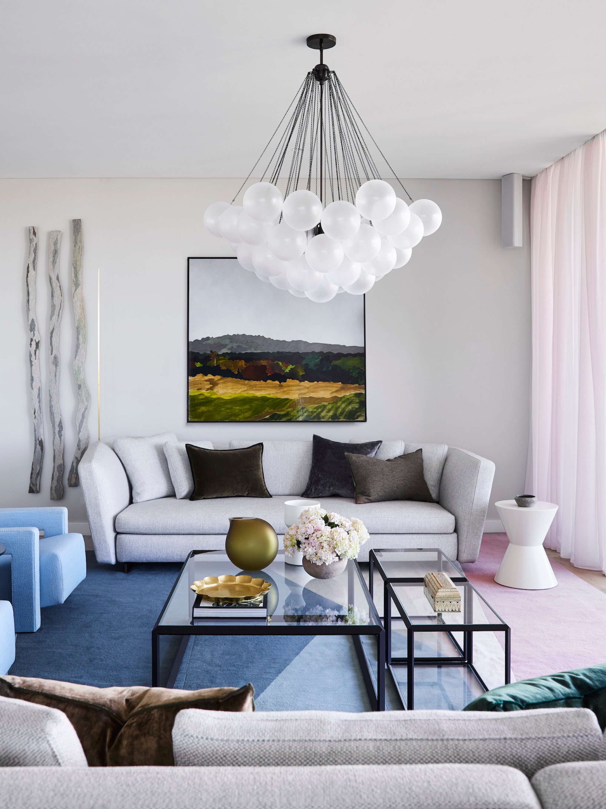 Elegant Cloud Chandelier Lighting Fixture - Modern Ceiling Light for Living Room, Bedroom & Dining Room Decor