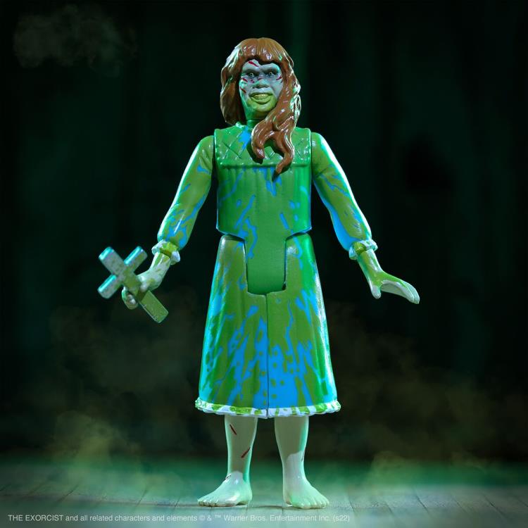 The Exorcist ReAction Regan (Vomit Splatter) Figure - Horror Movie Collectible for Halloween Decor & Scary Film Fan Gifts