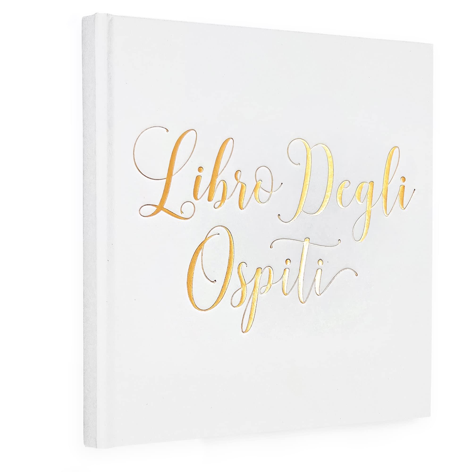 Plantvibes Elegant Wedding Guest Book - 72 Page Hardcover Guestbook for Bride & Groom - Customizable Wedding Memory Book with Blank Pages for Messages - Perfect for Traditional, Rustic & Modern Weddings